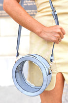 It's Game Time Baby Circle Clear Bag in Grey