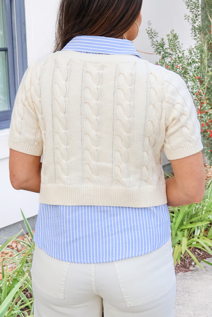back of sweater top
