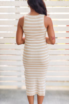 Through Every Change Striped Midi Dress-DRESS LONG