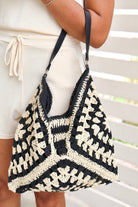 In Case You Missed It Boho Crochet Shoulder Bag-HANDBAG TOTE