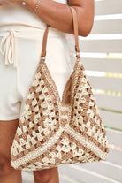 In Case You Missed It Boho Crochet Shoulder Bag-HANDBAG TOTE