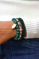 Path to Greatness Wood Bead Multi Bracelet Set-ACC BRACELET