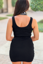 Better Every Time Ribbed V Neck Tank Mini Dress