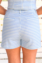 On a Picnic Gingham High Rise Short-PANT SHORT