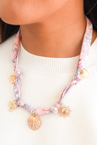 Hidden Oasis Sea Charm Scarf Necklace-ACC NECKLACE