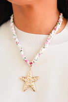 Soaking Up Sunshine Starfish Scarf Necklace-ACC NECKLACE