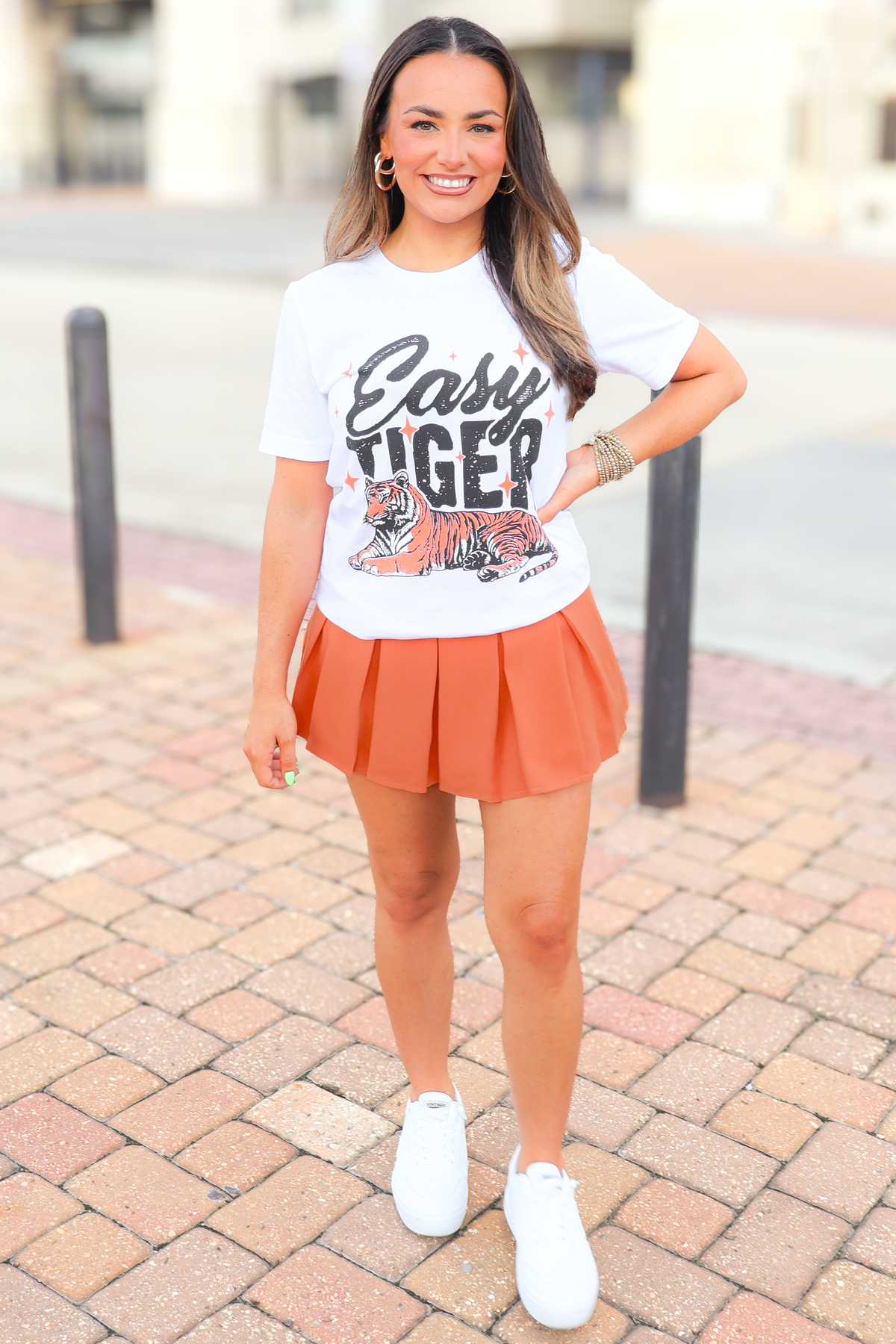 Easy Tiger Star Print Graphic Tee-TOP ALL LSU
