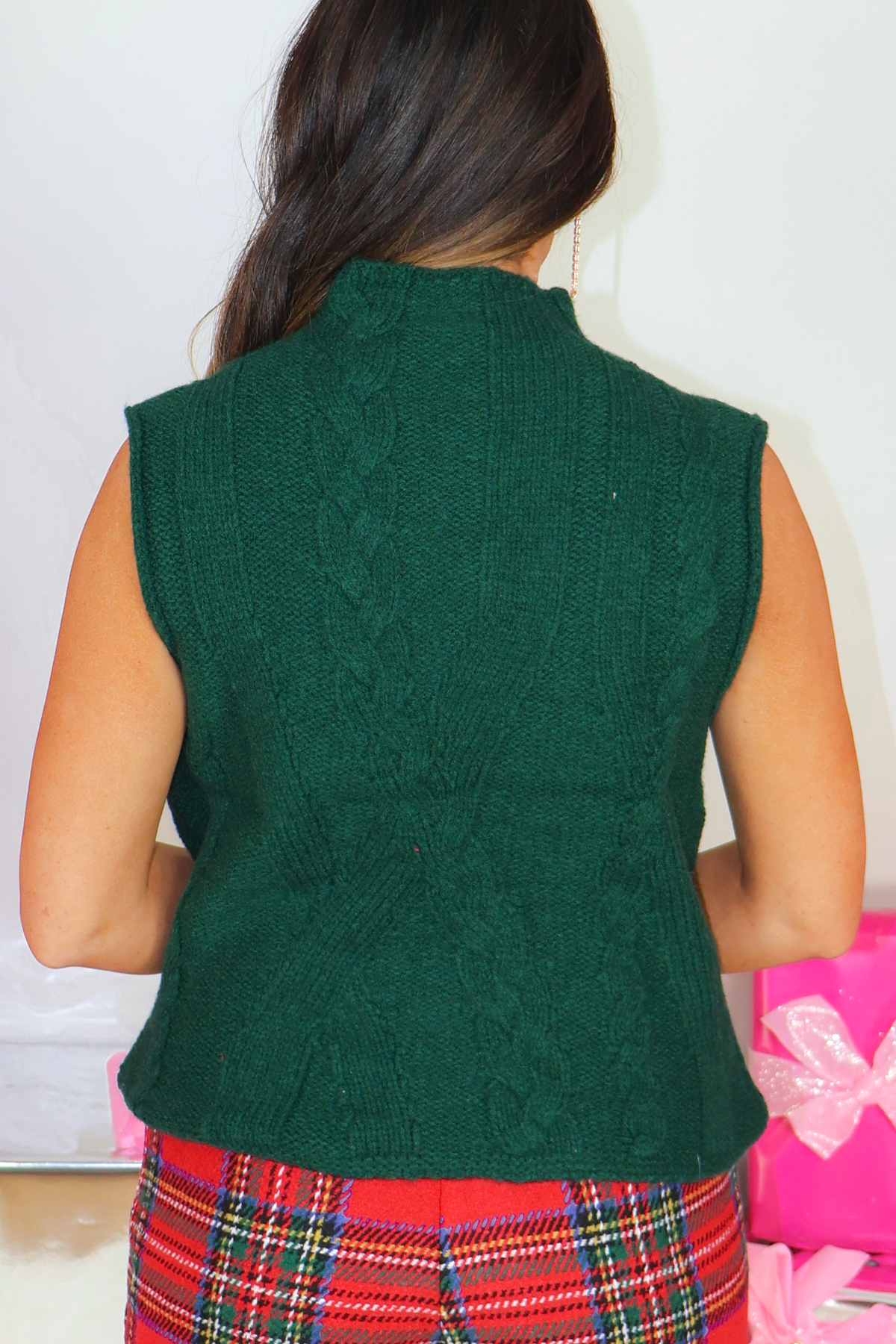 Take Another Chance Sleeveless Mock Neck Sweater-TOP S/S SOLID