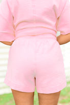 Wish You Would Tie Waist High Rise Pocket Short-PANT SHORT