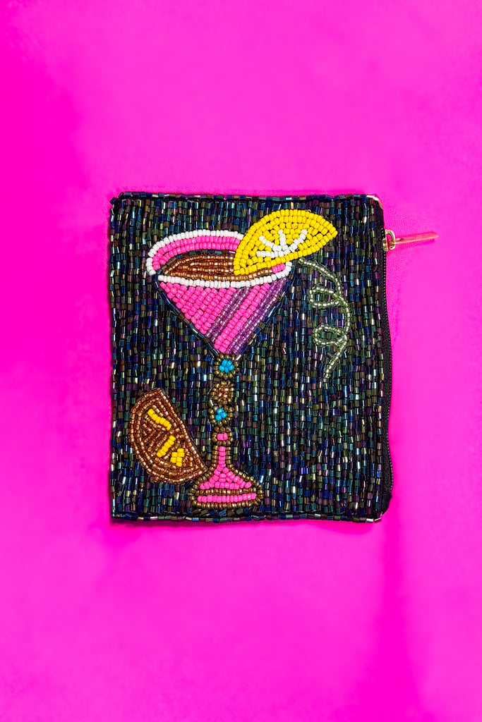 beaded coin purse
