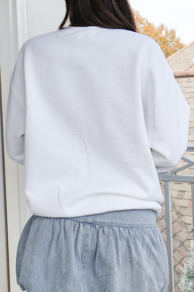 back of sweatshirt