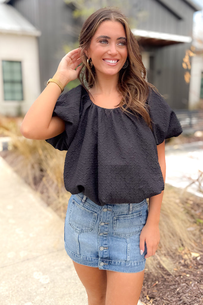 textured crop top