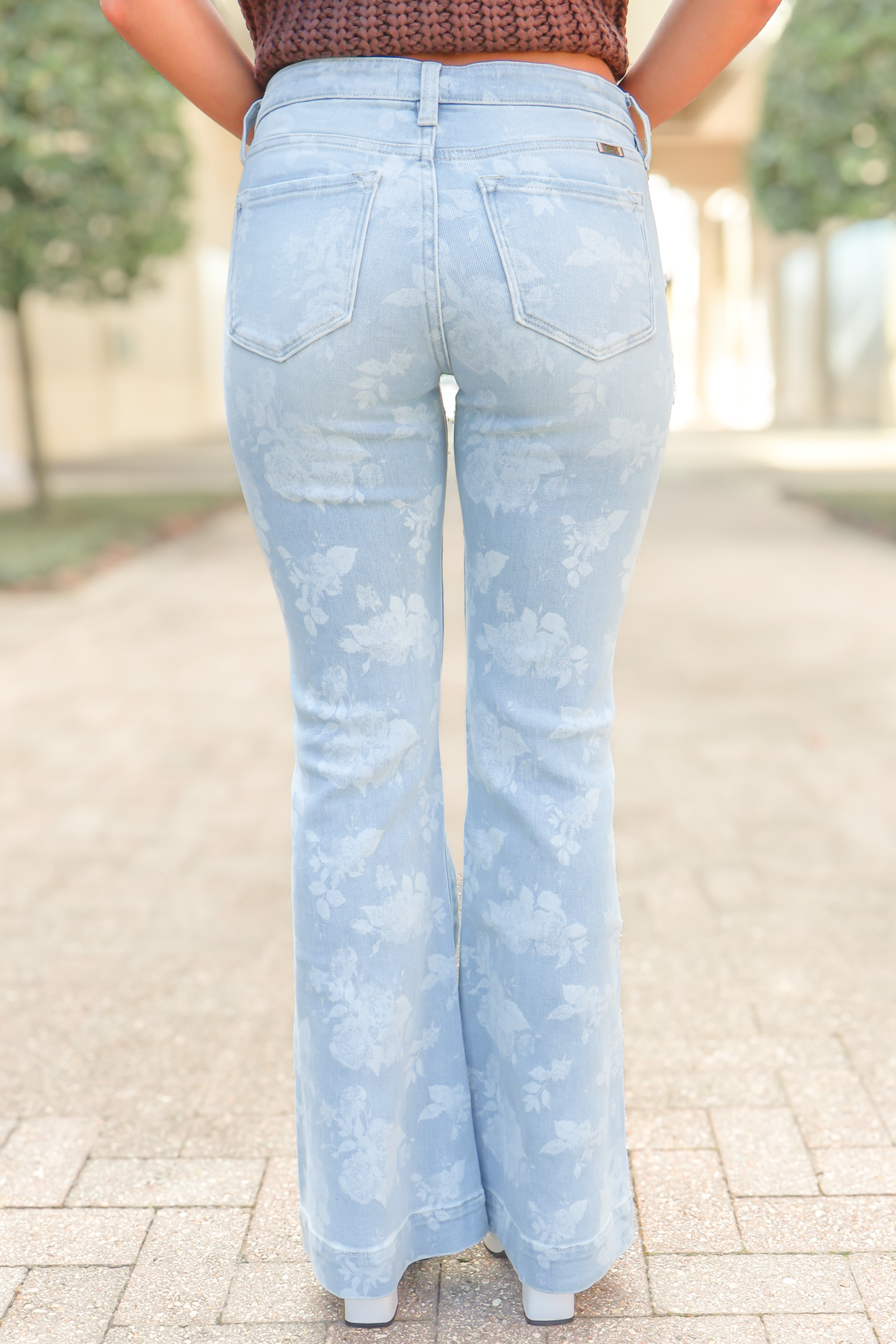 Better Than Her Floral Stencil Jeans Size 30-DENIM JEAN OTHER