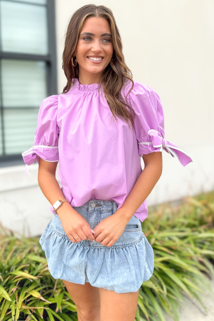 bow detail blouse