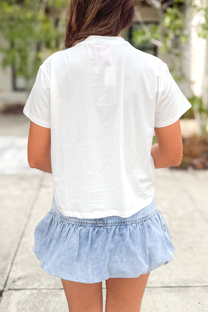 back of shamrock tee
