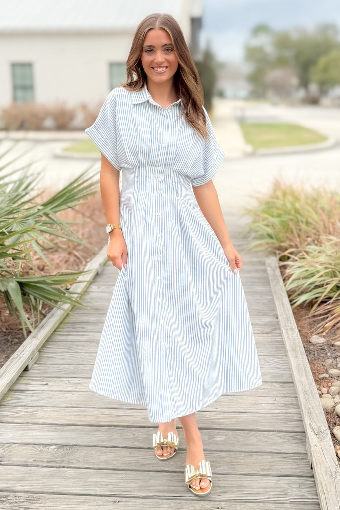 button up dress