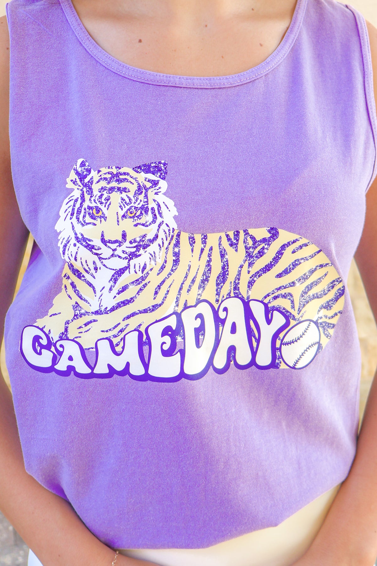 Always Winning LSU Baseball Tank Top-TOP ALL LSU