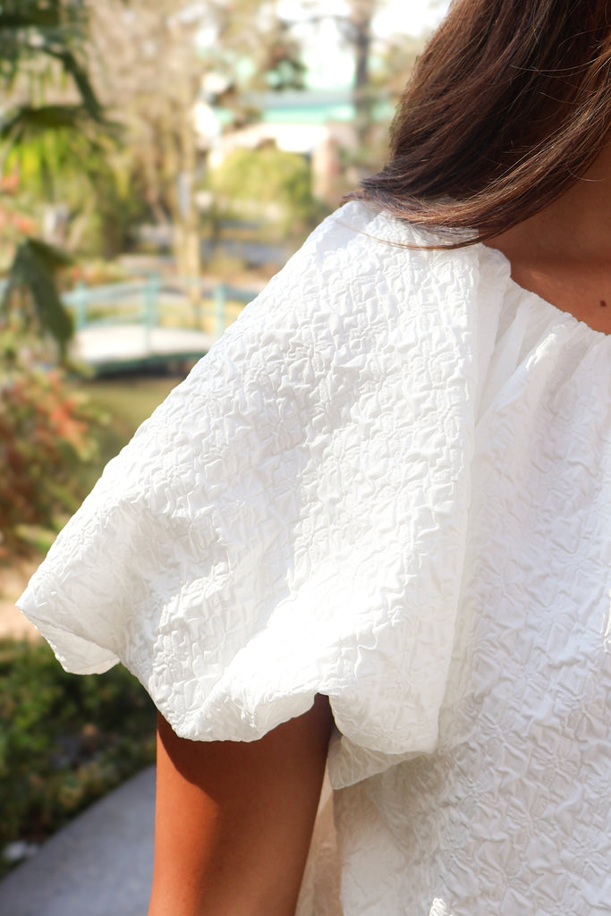textured crop top