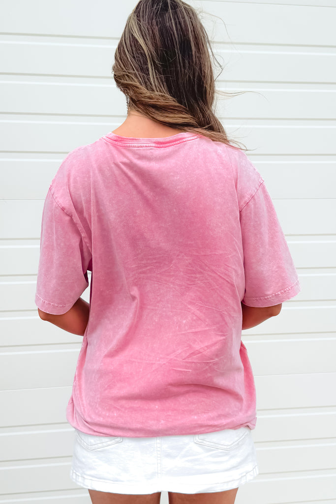back of graphic tee