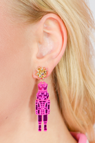 Feels Like the Right Time Acrylic Nutcracker Earrings-ACC EARRING