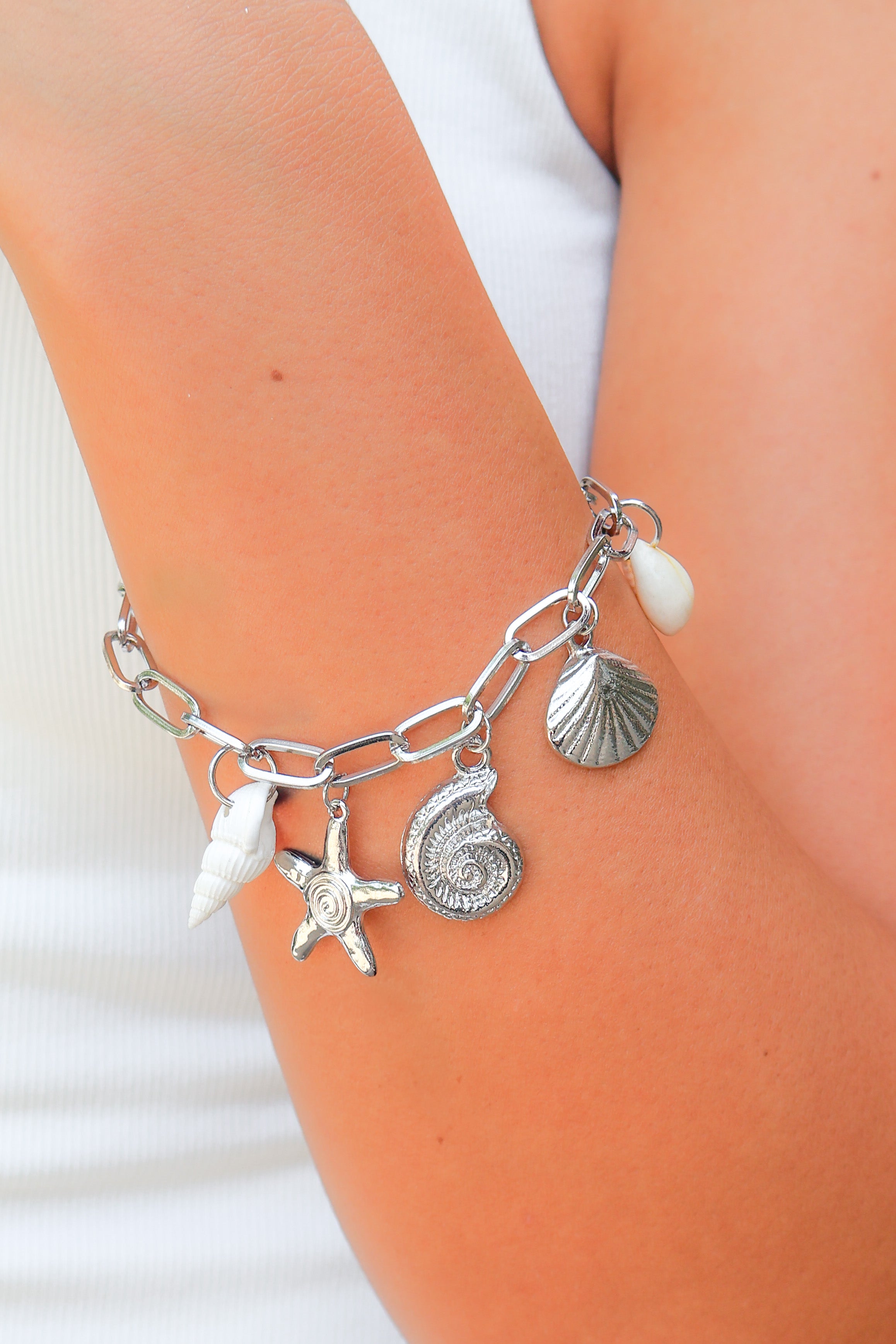 beach charm bracelet