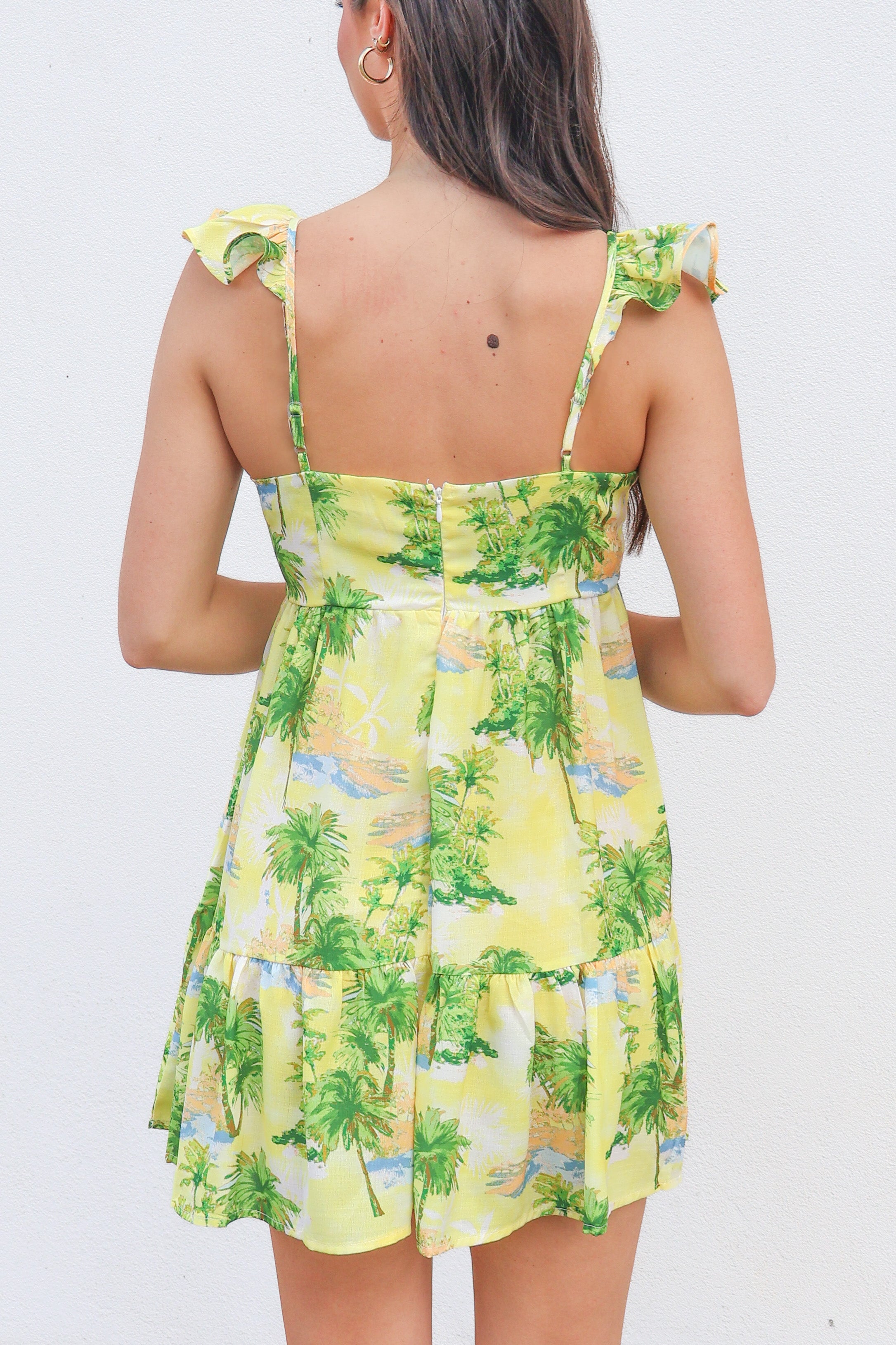 back of mini dress