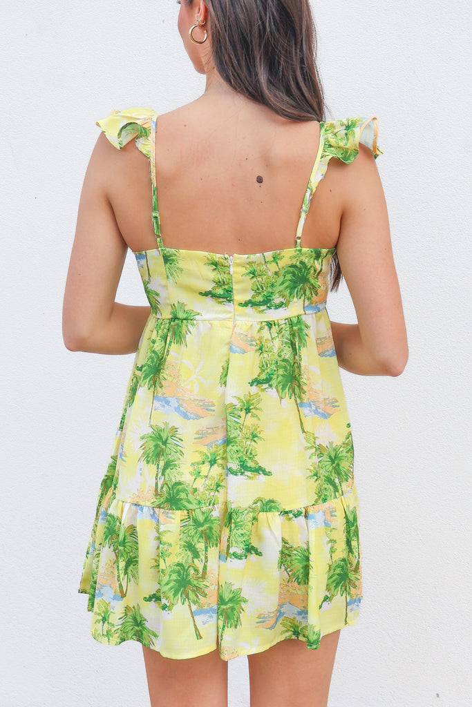 back of mini dress