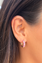 Get a Move On Color Twist Huggies-ACC EARRING