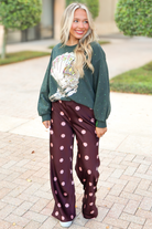 Spooky Season Skeleton Card Sweatshirt by Queen of Sparkles