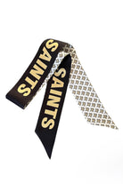 Off white Saints fleur de lis twilly scarf