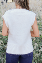 Searching For You V-Neck Sweater Vest Size M/L-TOP VEST