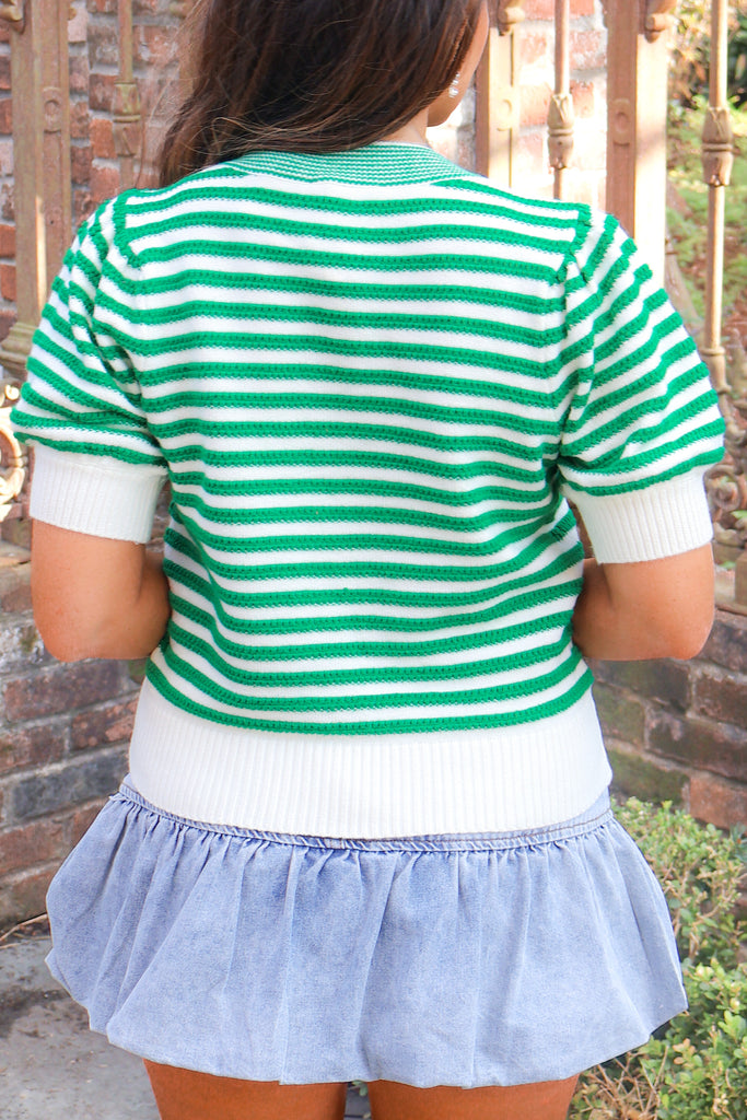 back of knit top