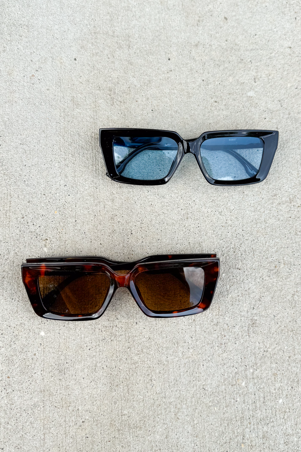 Chic By Nature Rectangle Sunglasses-ACC SUNGLASS