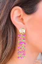 Mardi Gras Confetti Earrings by Taylor Shaye-ACC EARRING