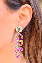 Mardi Gras Confetti Earrings by Taylor Shaye-ACC EARRING