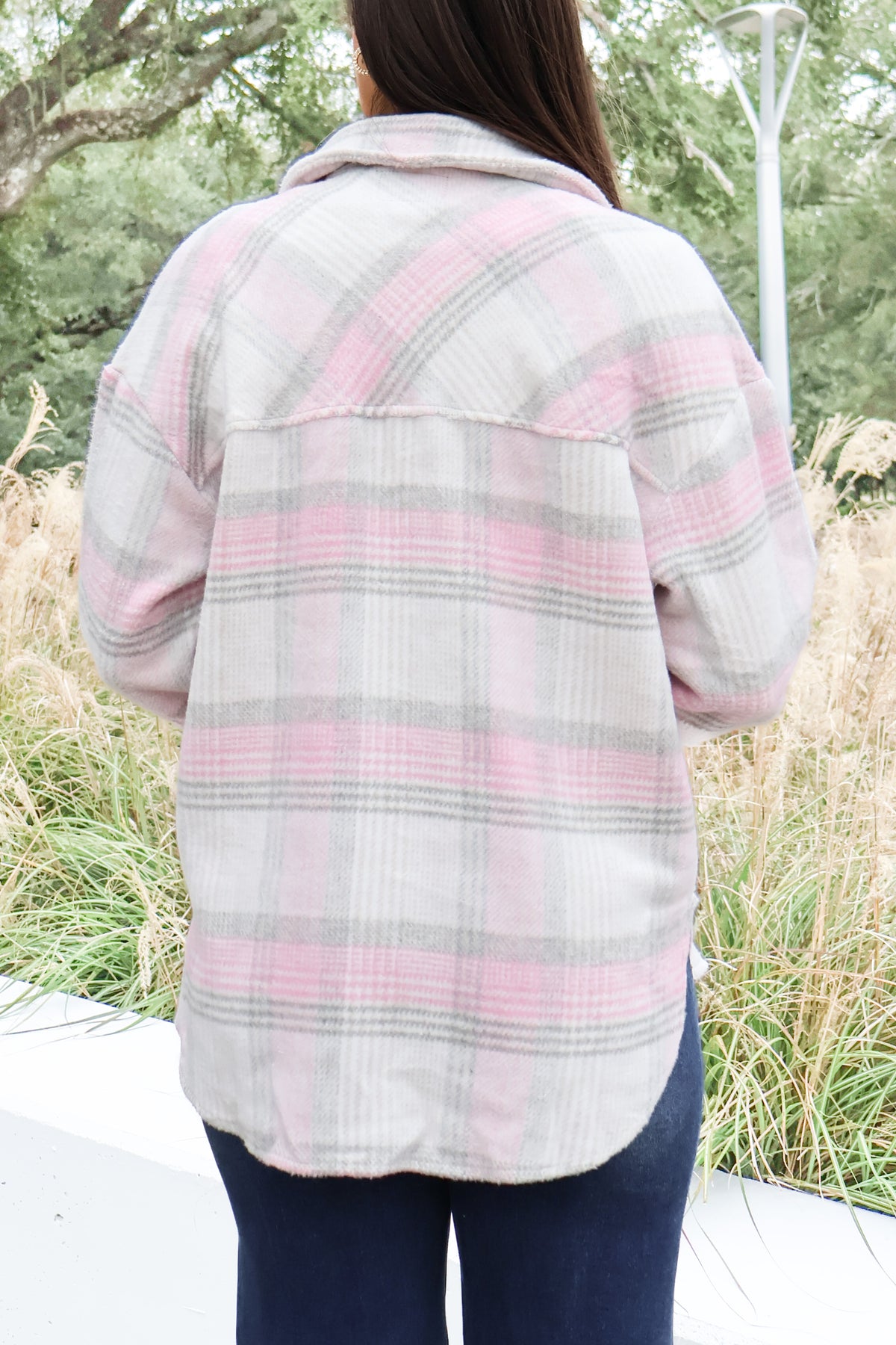 Things Change Plaid Button Up Jacket-TOP JACKET LIGHT