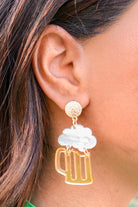 Drink Up Beer Mug Earrings by Taylor Shaye-ACC EARRING