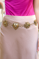 Better Than You Know Heart & Cross Chain Belt-ACC BELT