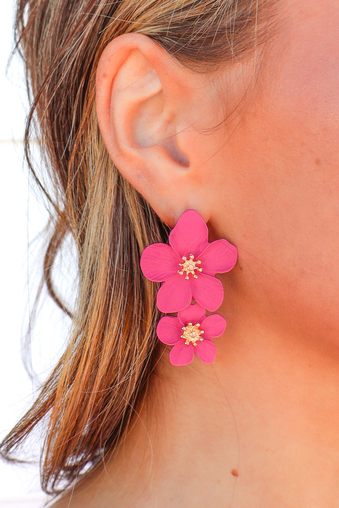 vacay ready pink earrings