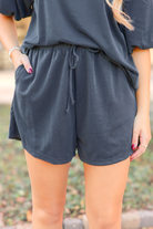 Minding Mine Cinch Waist Pocket Shorts-PANT SHORT