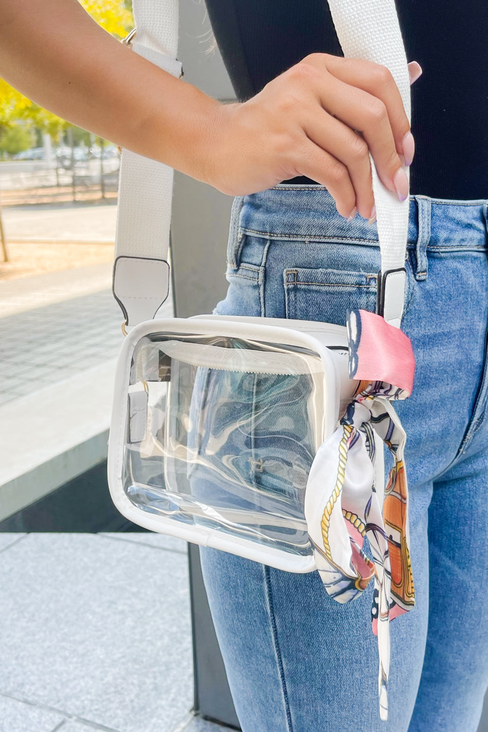 Logo Gameday Clear Crossbody Bag